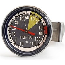 Aek-Tech Büyük Barista Paslanmaz Gıda Süt Termometresi Yoğurt Mayalama Hızlı Tepki