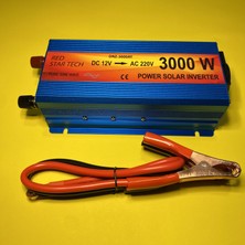 redstartech 3000 Watt Tam Sinüs Inverter 12 Volt Yüksek Verimlilik ve Koruma Özellikleriyle