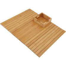 ForWhat Büro Ev Ofis Sofra Servisi Için Katlanır Ahşap Koltuk Yanı Kanepe Tepsisi