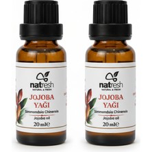Natresh Jojoba Yağı 20 ml x 2 Adet – Saf Simmondsia Chinensis – Saç ve Cilt Bakımı