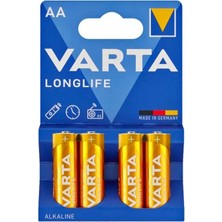 Varta Longlife Power Alkalin Aa Kalem Pil 4'lü Paket