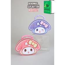 Kuromi "dekomus Cep Defteri Hediyeli" Kuromı,melody "tekli" Metal Kumbara