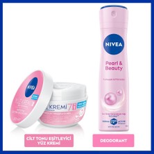 Nivea Cilt Tonu Eşitleyici Yüz Kremi 100ML ve Sprey Deodorant Pearl&beauty 150ML, Terlemeye Karşı Koruma