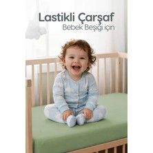 %100 Pamuk Penye Lastikli Bebek Çarşafı | Nefes Alan Yapı, Park Yatak ve Beşik Tüm Ebatlarla Uyumlu