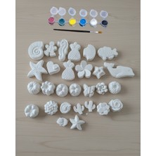 Crafts Tasarım Atölyesi 28 Adet Taş Boyama ( Çocuk Gelişimi Etkinliği )