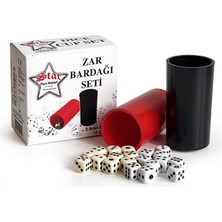 Star Oyun Zar Atma Kutusu 2'li Plastik ve 10 Çift Zar