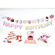 Fluparty Cotton Candy - Pastel Şeker Temalı Parti Seti
