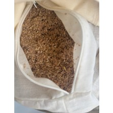 SUNYOGA Doğal Sarı Buğday Kabuğu Dolgulu Meditasyon Minderi – Ortopedik Destekli Yoga Minderi Ekru Renk