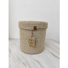 Espera Home Design 25X25 cm Kuru Çöp Sepeti, Galoş Sepeti, Çorap Sepeti, Kağıt Çöp Sepeti. Çok Amaçlı Organizer Sepet.