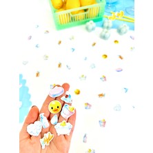 Fluparty Rubber Ducky - Sevimli Ördek Temalı Mini Masa Konfetisi
