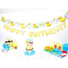 Fluparty Rubber Ducky - Sevimli Ördek Temalı Parti Seti