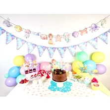 Fluparty Little Mermaid - Minik Denizkızı Temalı “Happy Birthday” Yazı Banner