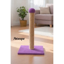 Petscape Kedi Tırmalama Tahtası Doğal Sisal/Jüt İp Dikey Tırmalama Çubuğu, Kedi Kulesi, Geniş Renk Yelpazesi