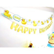 Fluparty Rubber Ducky - Sevimli Ördek Temalı Figürlü Banner