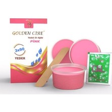 Golden Cire Yedek Sir Ağda 3X90 gr Pembe Renkli Özel Formül ile Hassas Ciltler İçin