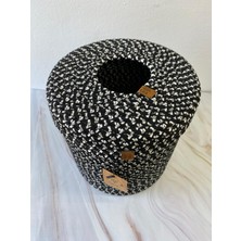 Espera Home Design 25X25 cm Kuru Çöp Sepeti, Galoş Sepeti, Çorap Sepeti, Kağıt Çöp Sepeti. Çok Amaçlı Organizer Sepet.