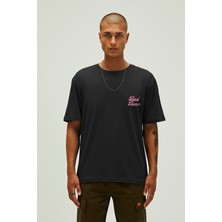 Bad Bear Bad Pınk Erkek Siyah Tshirt