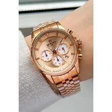 Reward Rose Gold Renk Multi Fonskiyonlu Takvimli Kadın Kol Saati
