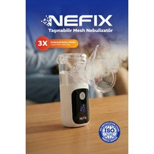 Nefix Çocuk ve Yetişkinler Için Taşınabilir Şarjlı Mesh Nebulizatör