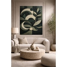 Artease Dekoratif Soyut Yapraklar Kanvas Tablo