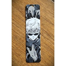 Anka Atölye Jujutsu Kaisen Gojo Çizimi (Endless Void) Kitap Ayracı -3d Baskı Anime Temalı Ayraç / Hediyelik Eşya