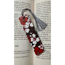 Anka Atölye Çiçek Desenli Kitap Ayracı