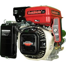 Goldmoto 15 Hp Marşlı Krank Mili Konik Uzun Benzinli Motor GM440JEU