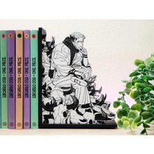 Anka Atölye Jujutsu Kaisen Sukuna & Malevolent Shrine (Kötücül Tapınak) Kitap Tutucu (18 x 14 x 8cm)