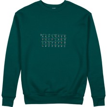 The Lucid Lab All Tracks / Formula 1 Pistleri Sweatshirt - Koyu Yeşil