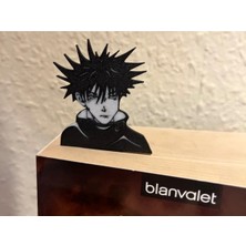 Anka Atölye Jujutsu Kaisen Megumi Fushiguro Şeklinde Kitap Ayracı - 3D Baskı Anime Temalı Ayraç / Hediyelik Eşya