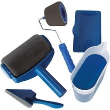 Nadom Damlatmayan Pratik Ev Ofis Kolay Boyama Roller Fırça Seti Kutulu 5 Parça