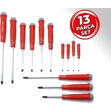 İzeltaş Izeltaş Elektronikçi Tip Klemens Tornavida Seti,13 Parça Komple Set