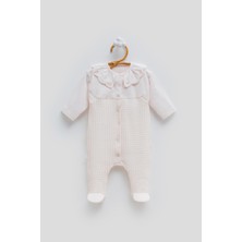 Caramell 0-6 Ay Arası Only Flowers Çıtçıtlı Tulum - Pembe