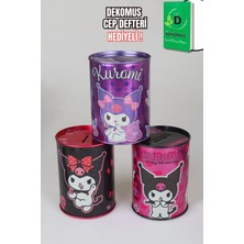 Kuromi Dekomus Cep Defteri Hediyeli Lisanslı Kuromı "tek Adet" Kumbara
