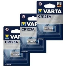 Varta Cr123a Pil 3v Lithium Pil  3 Adet