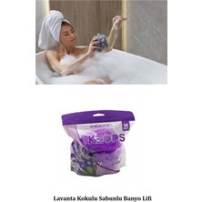 Nadom 1 Adet Lavanta Sabunlu Banyo Lifi Kıvırcık Kese