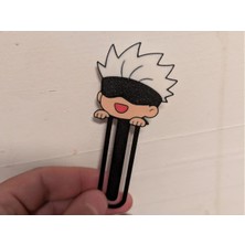 Anka Atölye Jujutsu Kaisen Sevimli Gojo Kitap Ayracı - 3D Baskı Anime Temalı Ayraç / Hediyelik Eşya