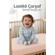 %100 Pamuk Penye Lastikli Bebek Çarşafı | Nefes Alan Yapı, Park Yatak ve Beşik Tüm Ebatlarla Uyumlu
