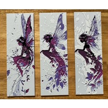 Anka Atölye Sevimli Peri Temalı Kitap Ayracı 3'lü Set - Fantastik Temalı Kitap Ayraç