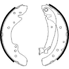 Bosch 0986487521 Arka Pabuç Balata Boxer 94-4.02 Ducato 94-2.02 Jumper 94-2.02 1400KG 254X57 4241.H4-4251H4-9945885