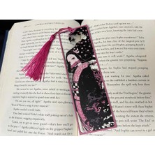 Anka Atölye Nezuko - Demon Slayer Temalı 3D Baskı Kitap Ayracı 3D Çerçeveli Plastik Aksesuar