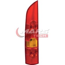 Mars 611247 Stop Lambası Sol Renault Kangoo 03> Kırmızı Sinyalli Tek Kapı Duylu Sisli 8200150619