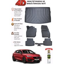 Cupra Leon 2025 Model Araca Özel Kokusuz Paspas Takımı + Üst Bagaj Havuzu