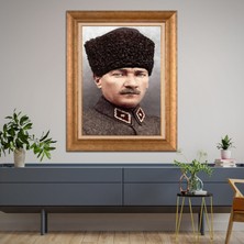 Giyense Altın Varaklı Çerçeveli Paspartulu Tablo ZS1902