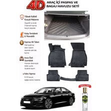 Audi A6 2019 Model Araca Özel Kokusuz Paspas Takımı + Bagaj Havuzu