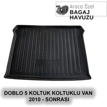 Elorcar Fiat Doblo Koltuklu Van 2010 ve Sonrası Bagaj Havuzu