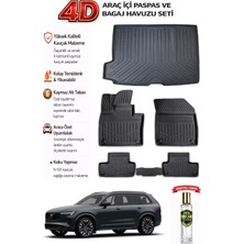 Volvo XC90 2020 Model Araca Özel Kokusuz Paspas Takımı + Bagaj Havuzu