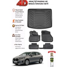Bmw U06 Active Tourer 2024 Model Araca Özel Kokusuz Paspas Takımı + Bagaj Havuzu