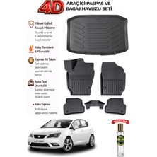 Seat Ibiza 2010 Model Araca Özel Kokusuz Paspas Takımı + Bagaj Havuzu