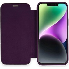 Eco Port Iphone 12 Kılıf Dolpin Kapaklı - Derin Mor